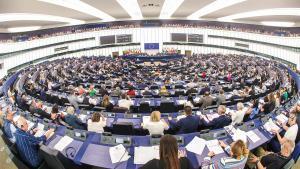 Vista general de una sesión plenaria del Parlamento Europeo.
