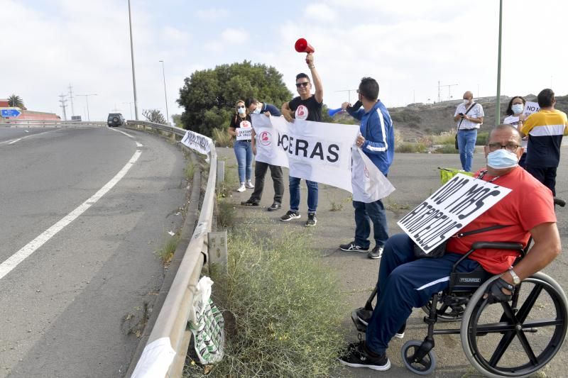 Manifestación de vecinos de Almatriche