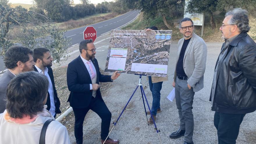 La carretera d’Artés a Calders reduirà el traçat amb una millora que començarà enguany