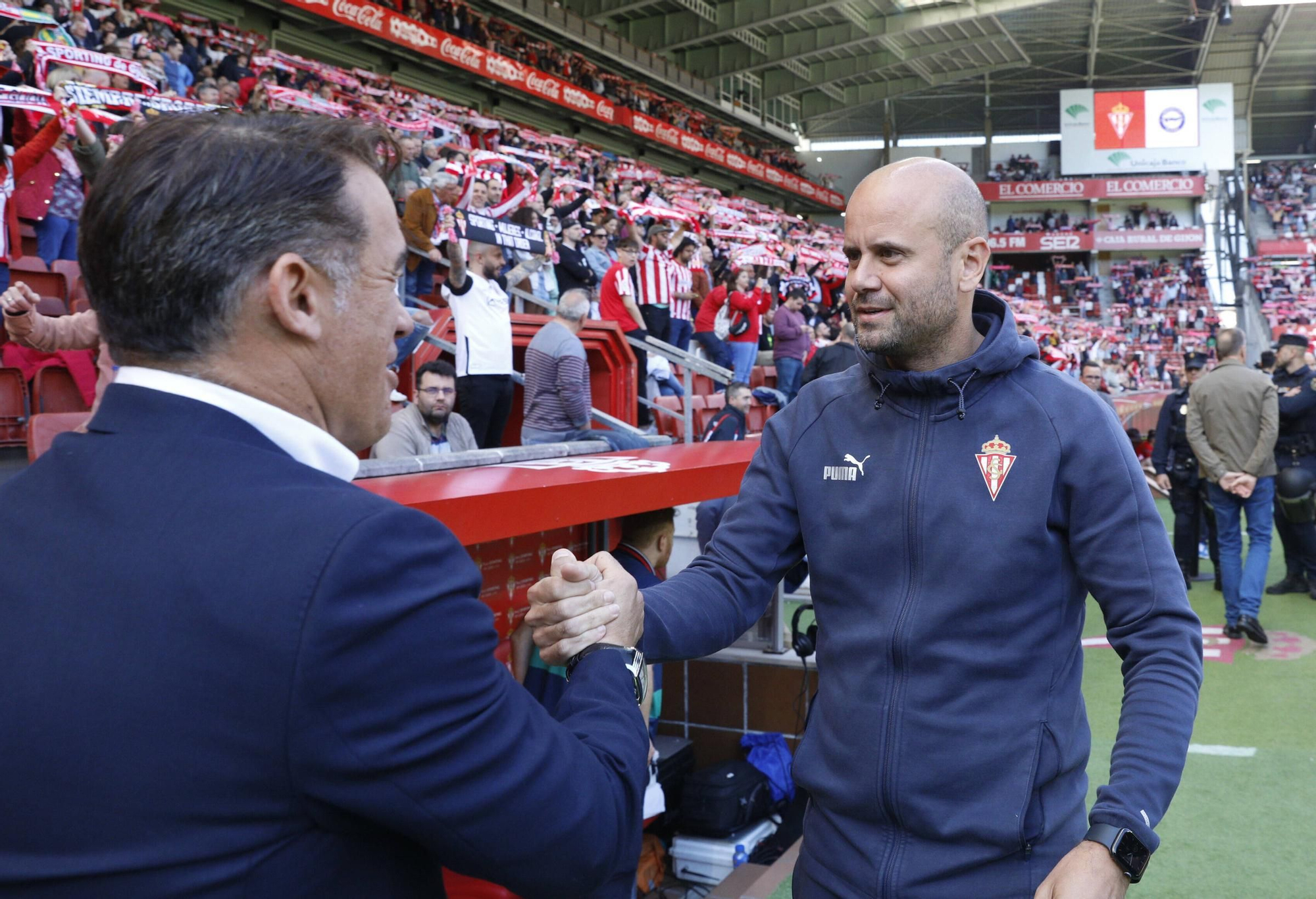 Así fue el encuentro entre el Sporting y el Alavés