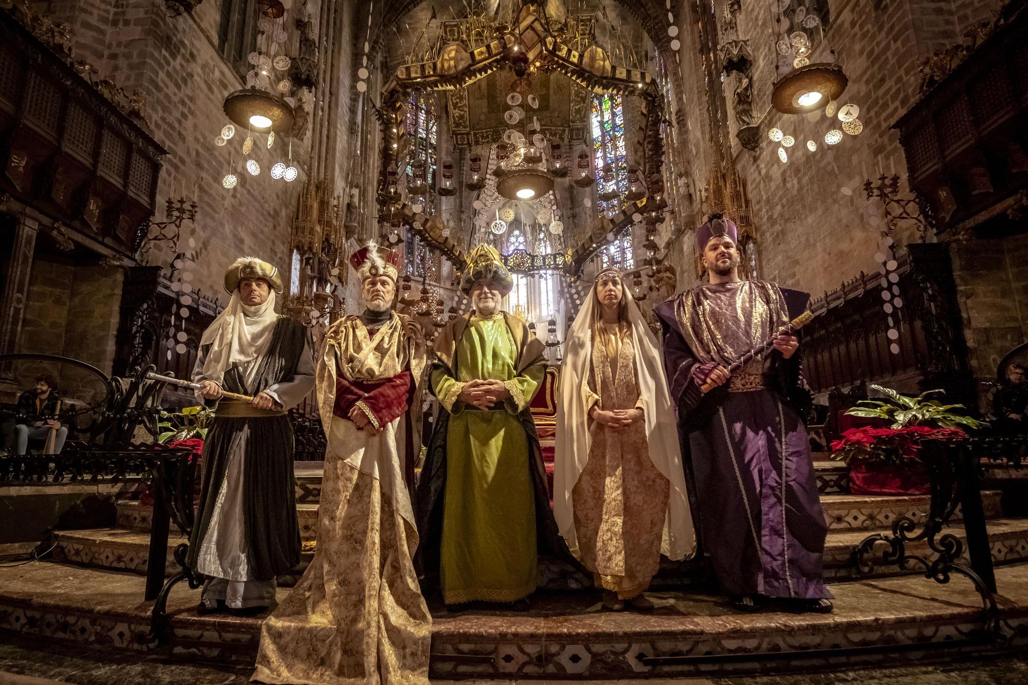 Presentación de la obra 'L’Adoració dels Reis d’Orient', en la Catedral de Palma