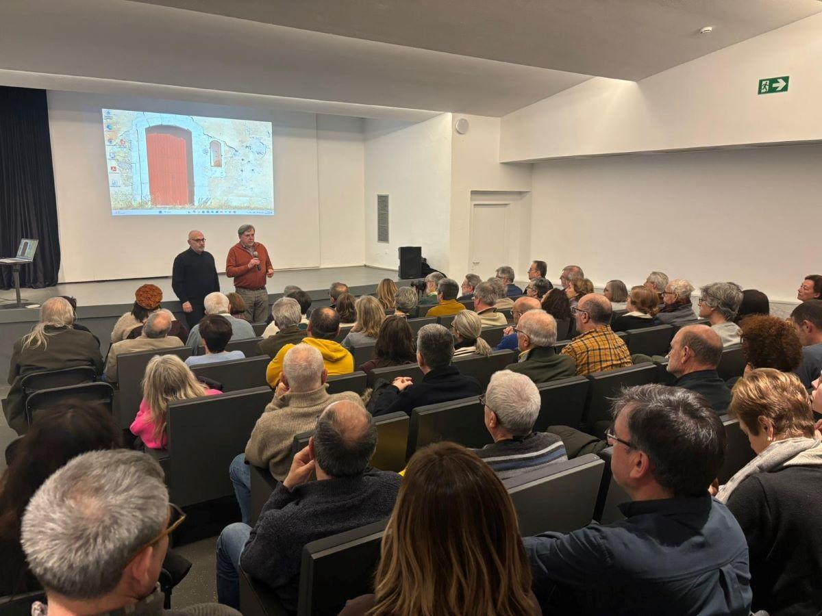 La presentació de l'audiovisual, aquest dijous passat al Museu de l'Empordà