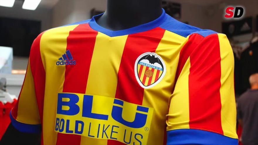 La Senyera ya está en las tiendas del Valencia CF