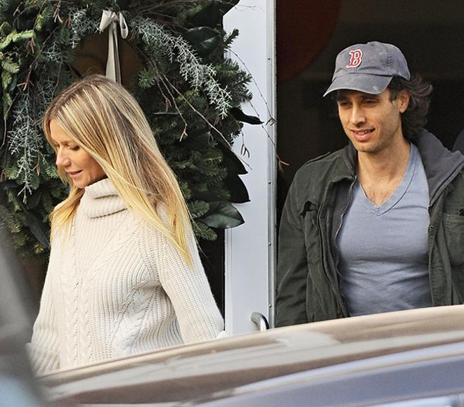 Gwyneth Paltrow y Brad Falchuk en Los Ángeles