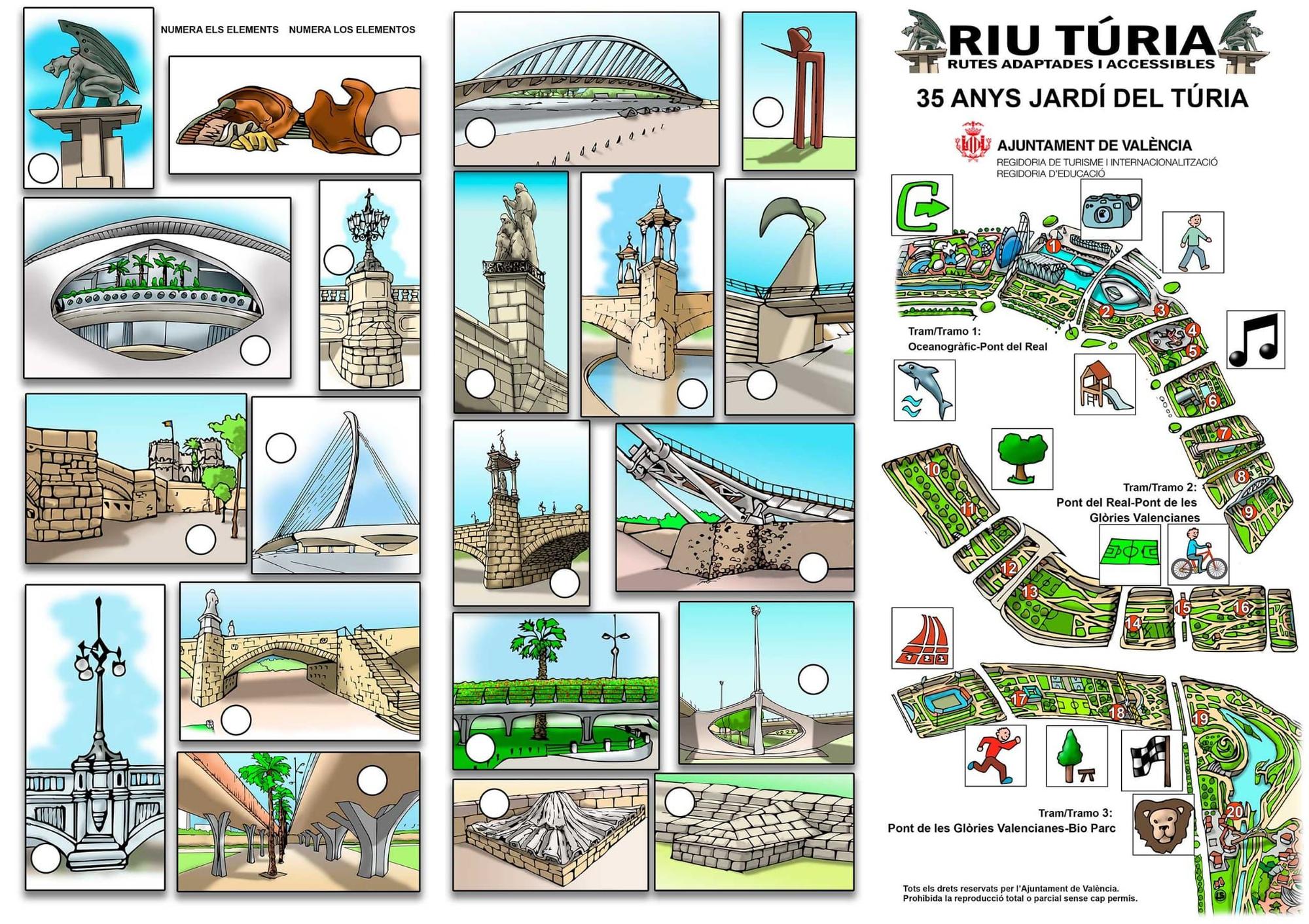 El juego para identificar elementos