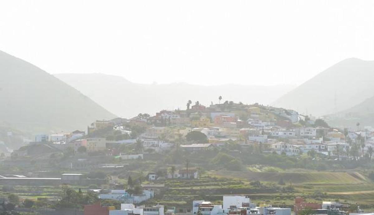22-02-2019 LAS PALMAS DE GRAN CANARIA. Calima. Vista de la urbanización Santa Margarita, en Marzagán. Fotógrafo: ANDRES CRUZ 22-02-2019 LAS PALMAS DE GRAN CANARIA. Calima. Vista de la urbanización Santa Margarita, en Marzagán. Fotógrafo: ANDRES CRUZ