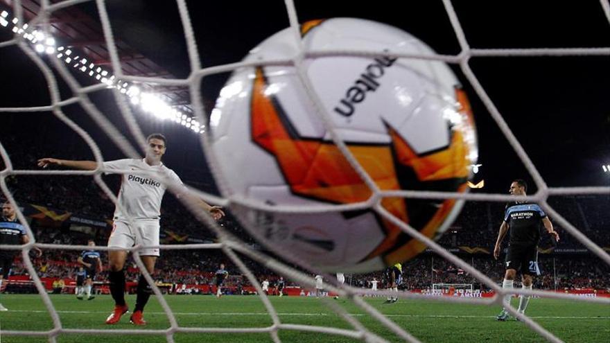 Ben Yedder y Sarabia meten al Sevilla en octavos de la Liga Europa