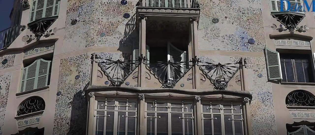 Descubren las policromías originales en el edificio modernista de Can Forteza Rey de Palma