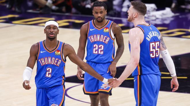 Los Thunder pasan el rodillo y ponen fin a la temporada de los Lakers con un 4-0