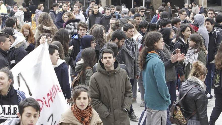 Dos detenidos en Cáceres durante una manifestación para pedir una universidad pública