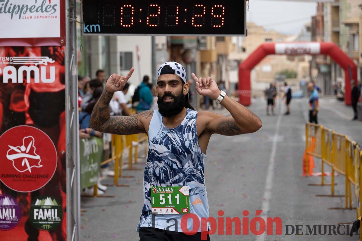 Carrera Popular Urbana y de la Mujer de Moratalla ‘La Villa, premio Marín Giménez (línea de meta)