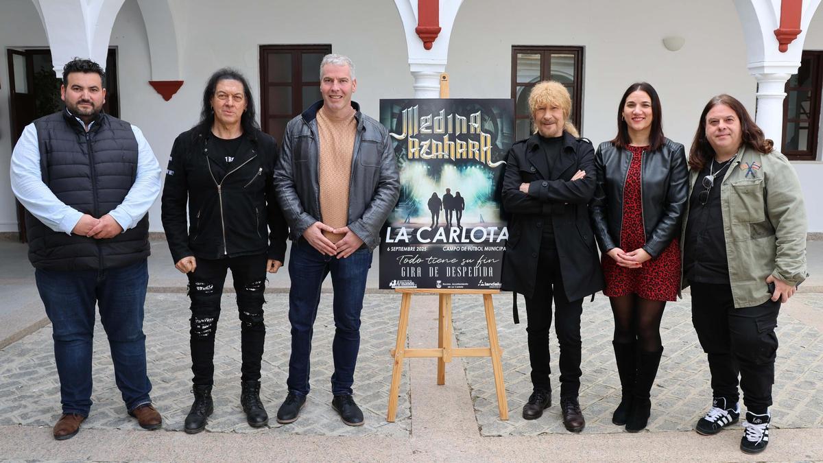 Presentación del concierto de Medina Azahara en La Carlota.