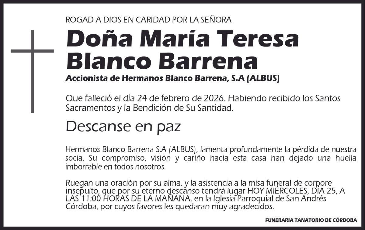 María Teresa Blanco Barrena