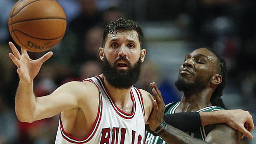 Nikola MIrotic, en el Bulls-Celtics.