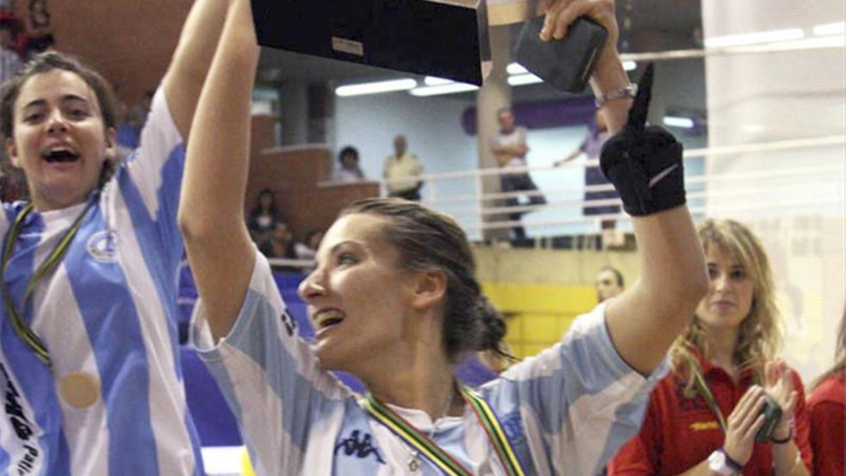 Luciana Agudo, bigoleadora frente a italia, ya fue nombrada mejor jugadora del pasado mundial