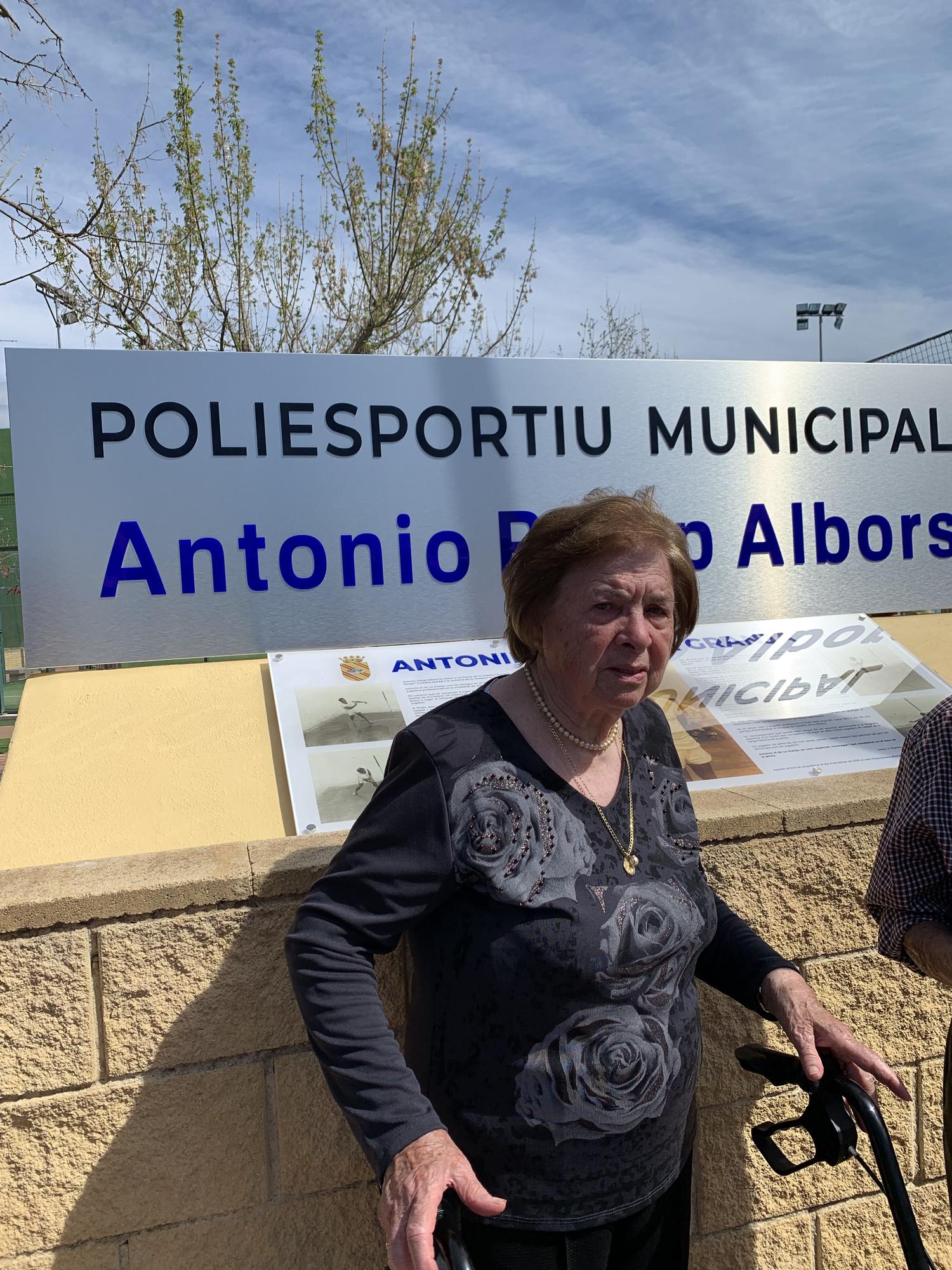 La Granja homenajea al pilotari Antonio Palop
