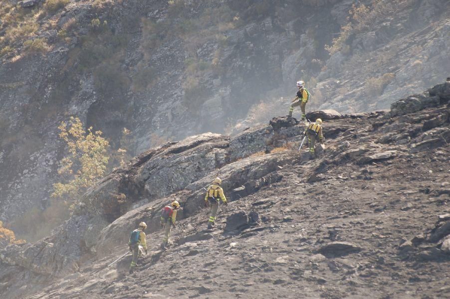 Incendio en Hedroso (Zamora)