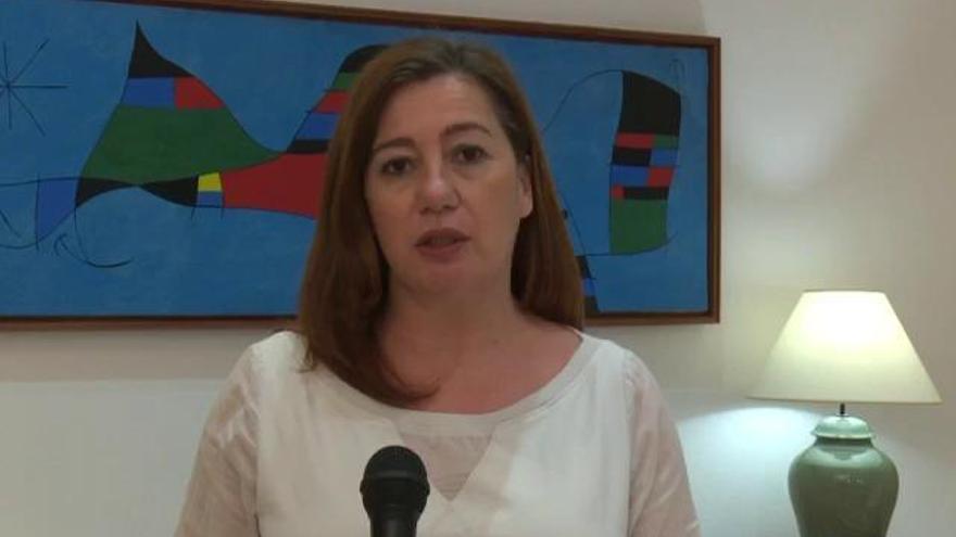 Francina Armengol: "Empezamos a desescalar, pero es importante que lo hagamos bien"