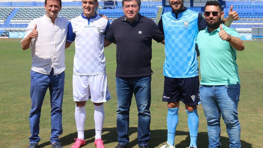 Ferrón y Corpas, junto a Grinberg y Rodríguez.