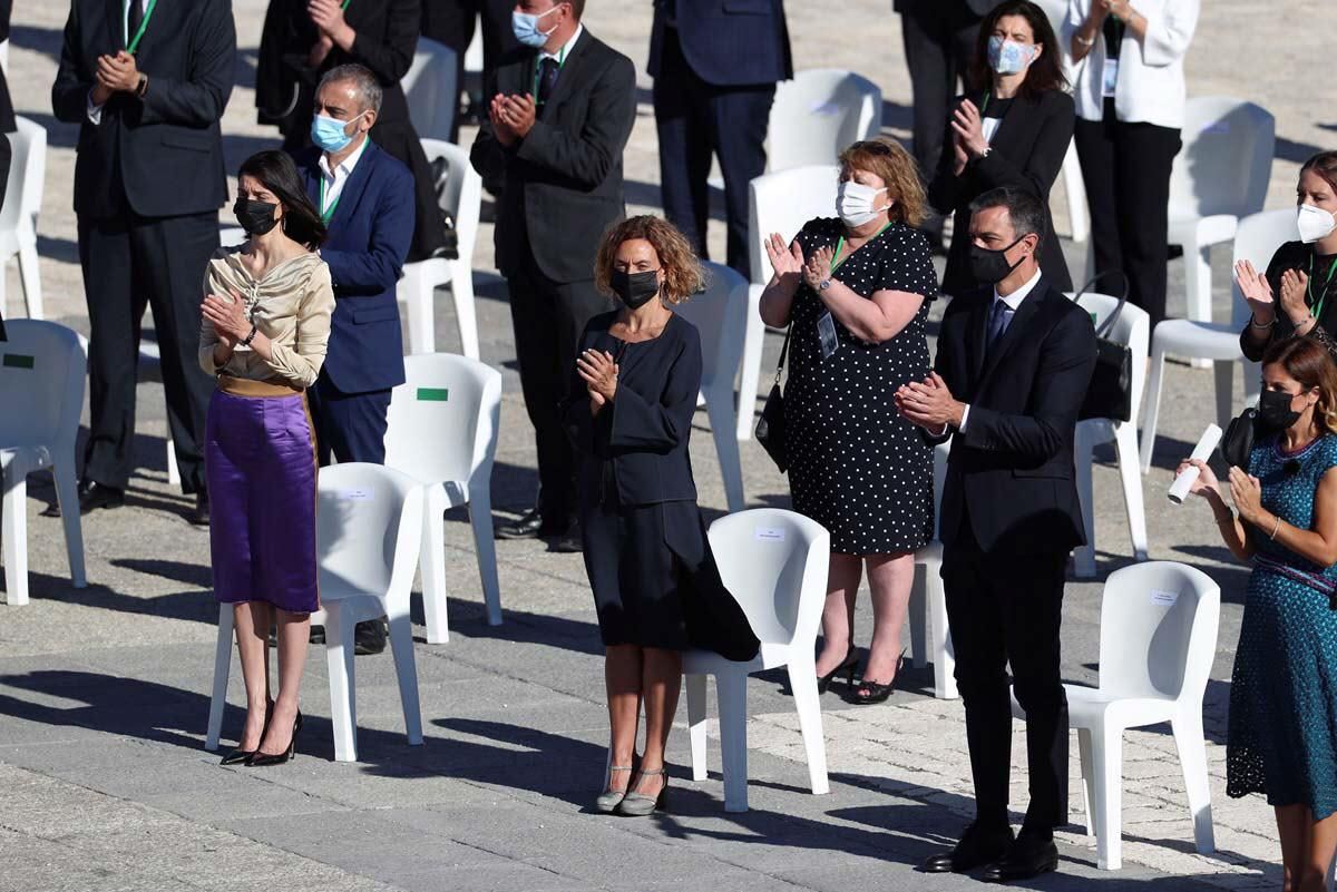 Homenaje de Estado a las víctimas del covid-19, en imágenes