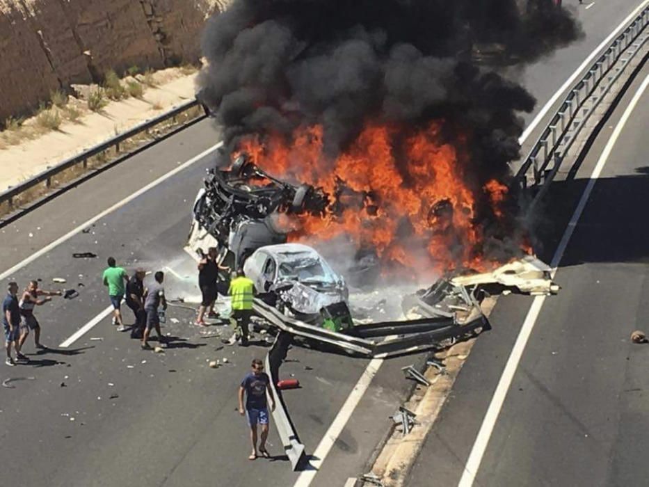 Accidente mortal en Elche