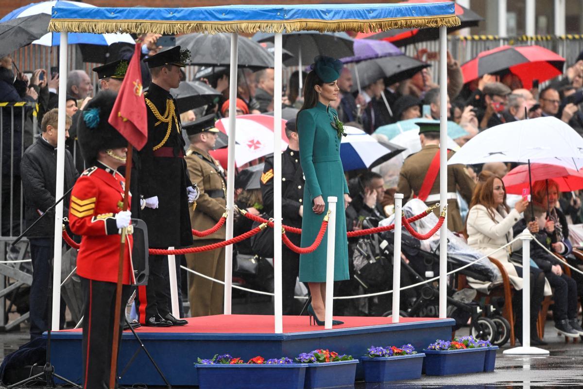 El Príncipe Guillermo y Catalina, Principes de Gales, asisten al Desfile del Día de San Patricio