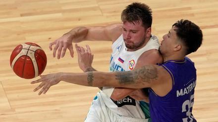 Luka Doncic, con Eslovenia