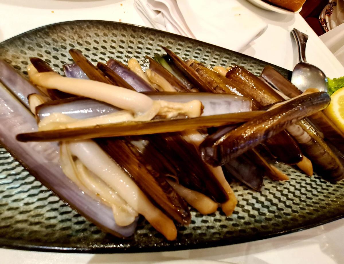 Navajas a la plancha.