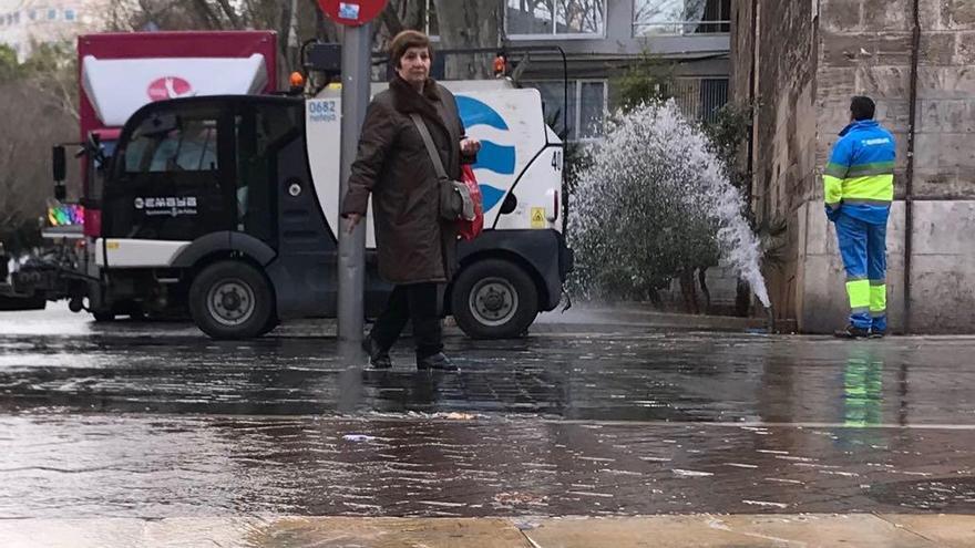 La avería se ha producido en la plaza Porta Pintada.