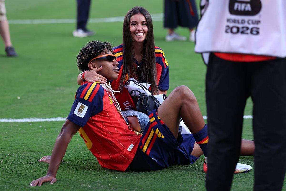 Inés García y Lamine Yamal en la final del Mundial 2026