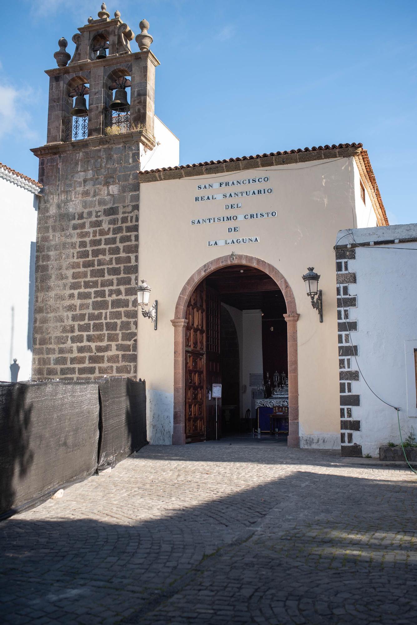 Reportaje en las obras de restauración del Santuario del Cristo