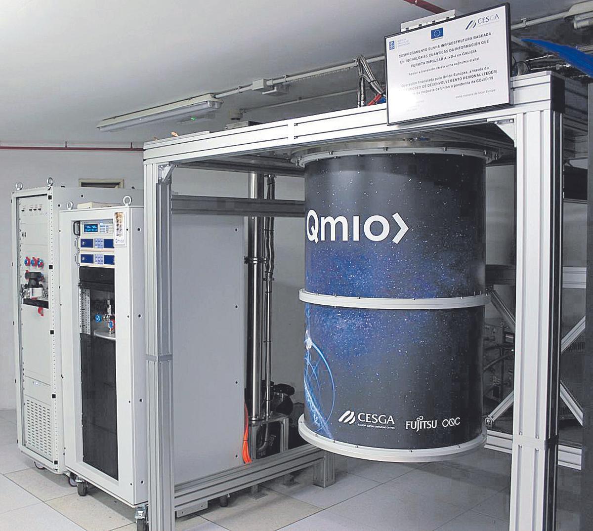 Supercomputador cuántico Qmio, en el Cesga