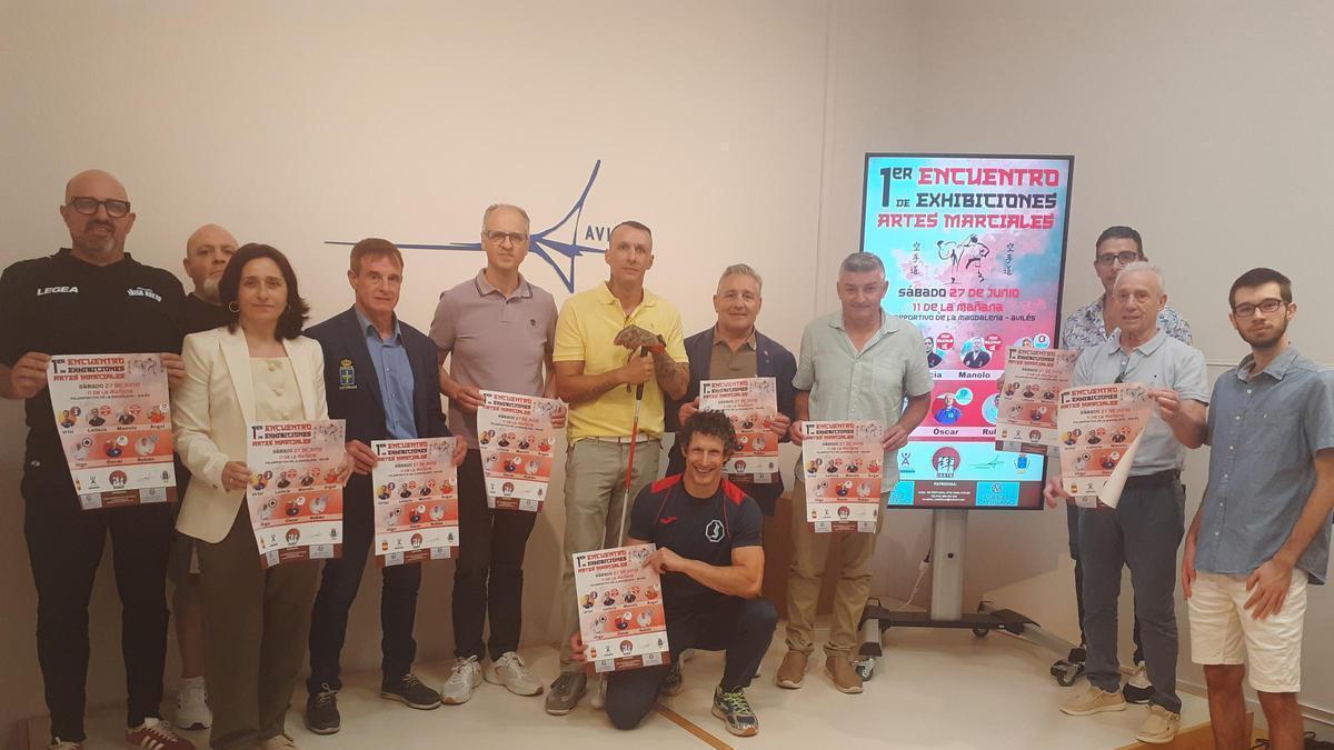 Un momento de la presentación en el Ayuntamiento de Avilés