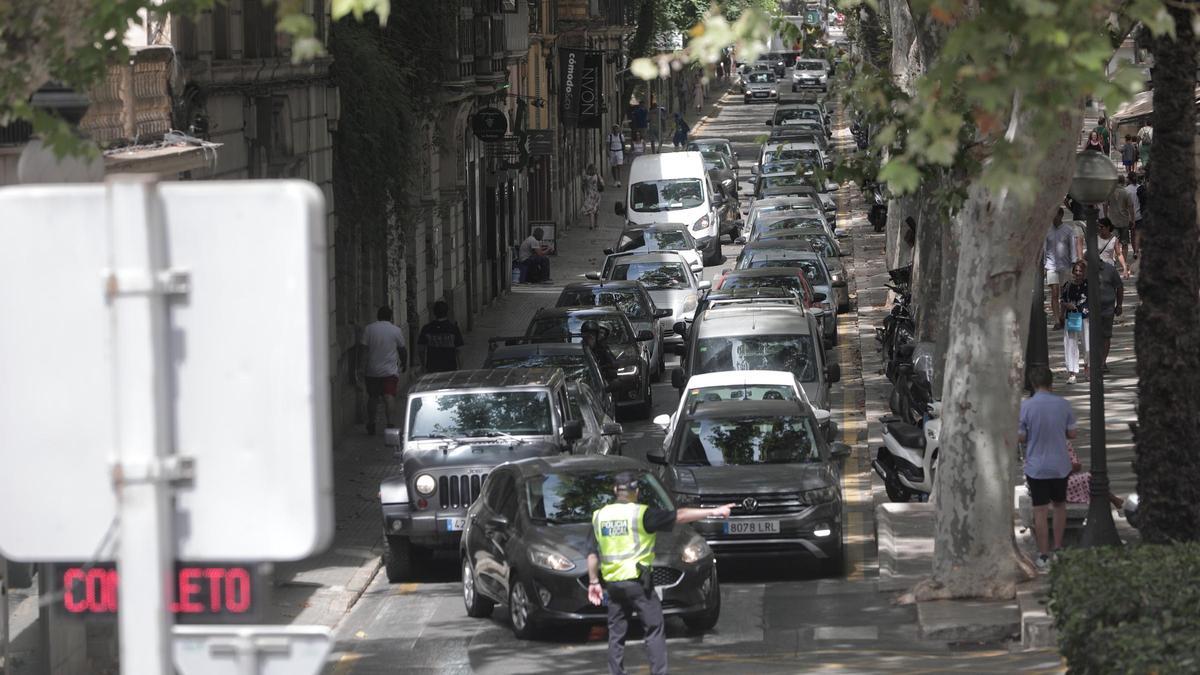 El 1 de enero se restringirá la circulación en el centro de Palma.