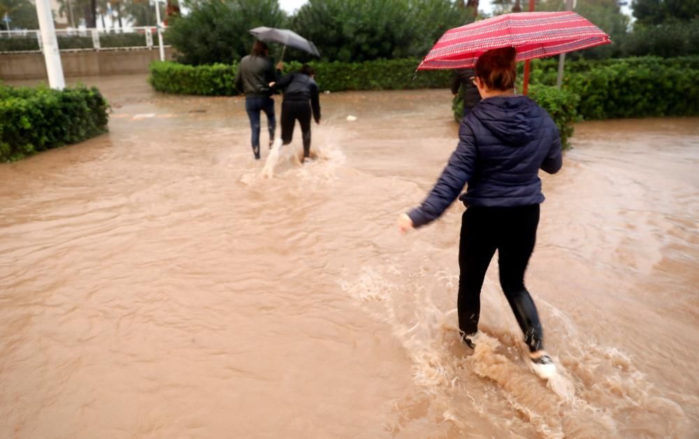 Calle inundada