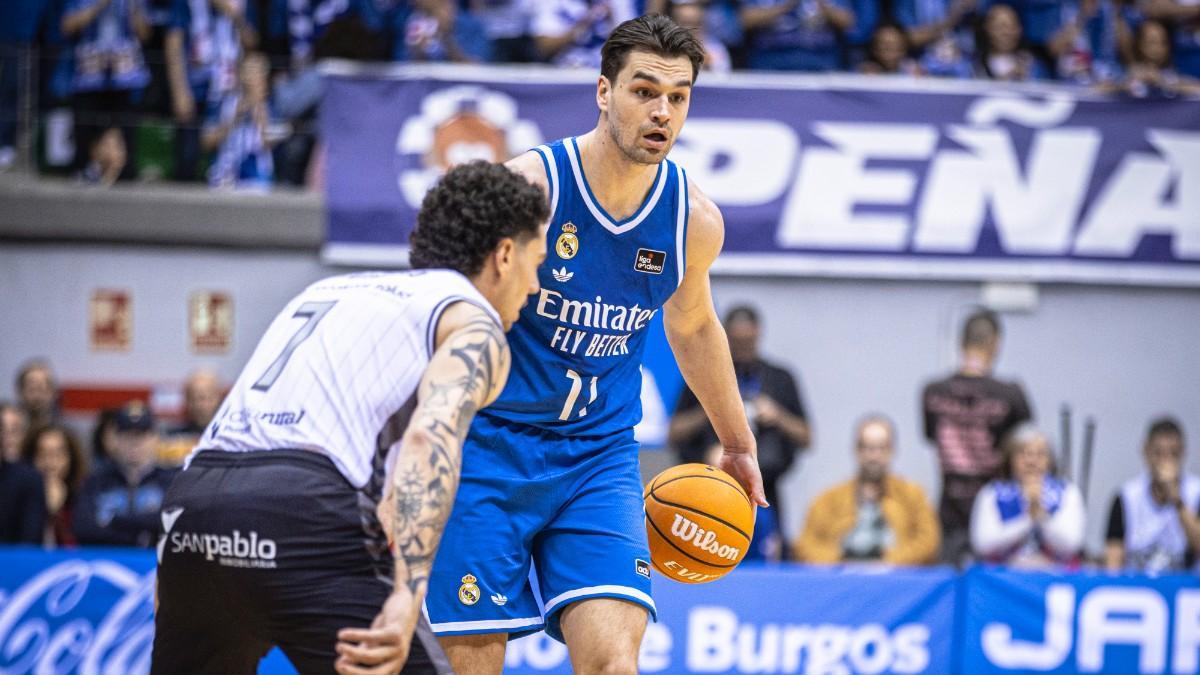 Mario Hezonja, en el partido de ACB que el Real Madrid disputó en Burgos