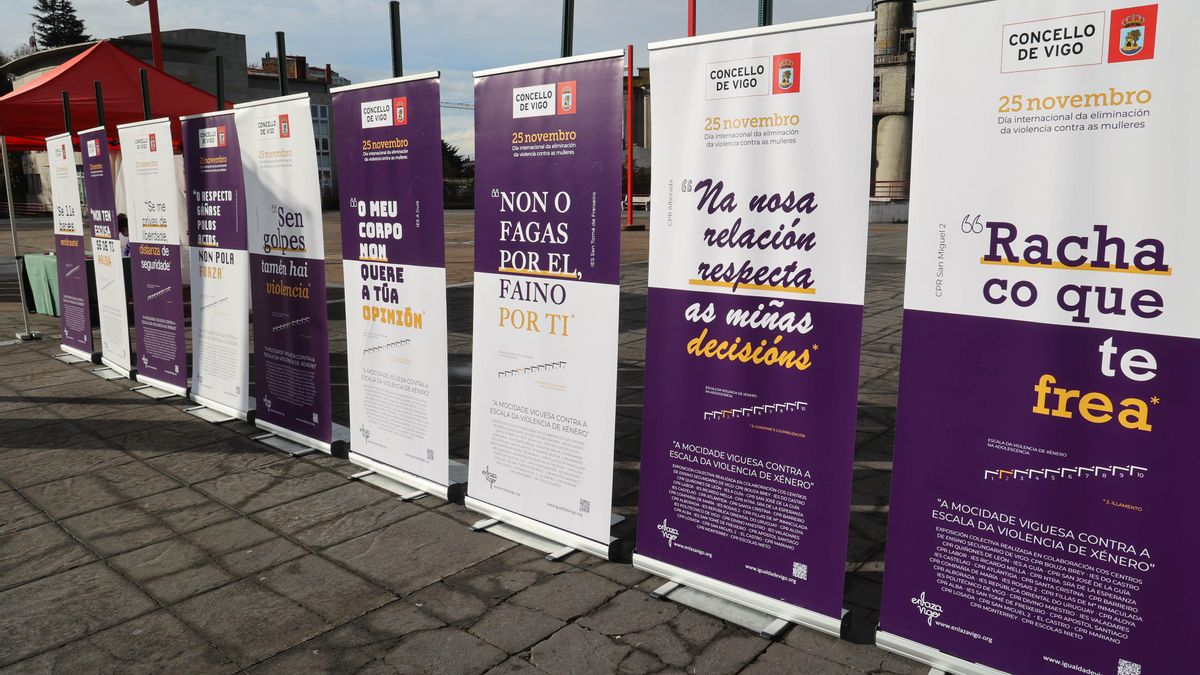 25N: Galicia salió a la calle vestida de morado