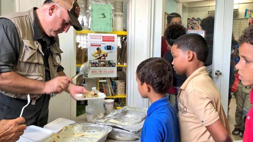 José Andrés alimenta a un millón de personas en Puerto Rico