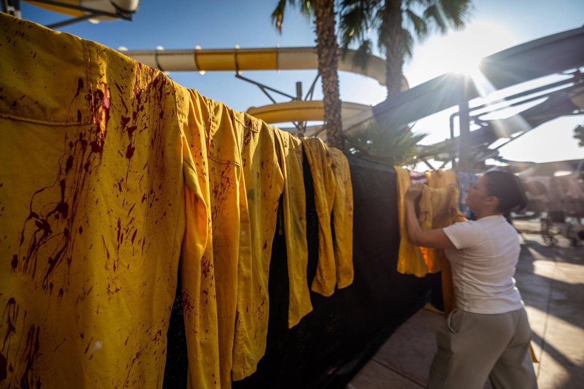 Barcelona 15/10/2025 Barceloneando Donde se crean las pesadillas: David Moreno y Cristina Raya,los creadores de de Horrorland,el mejor parque de terror de Europa. AUTOR JORDI OTIX