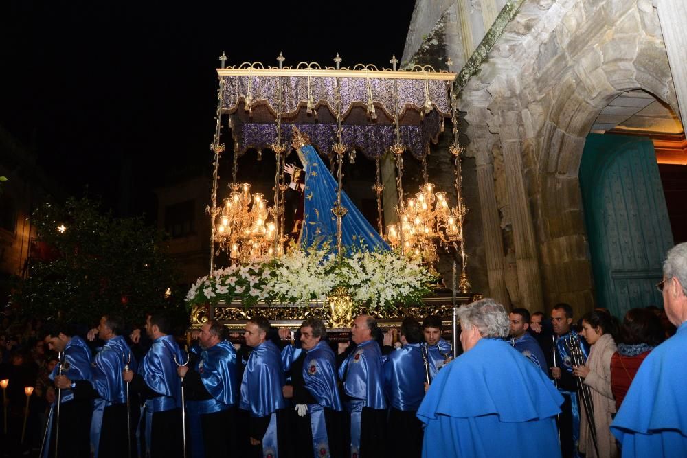 Procesión de la Virgen de Los Dolores en Cangas