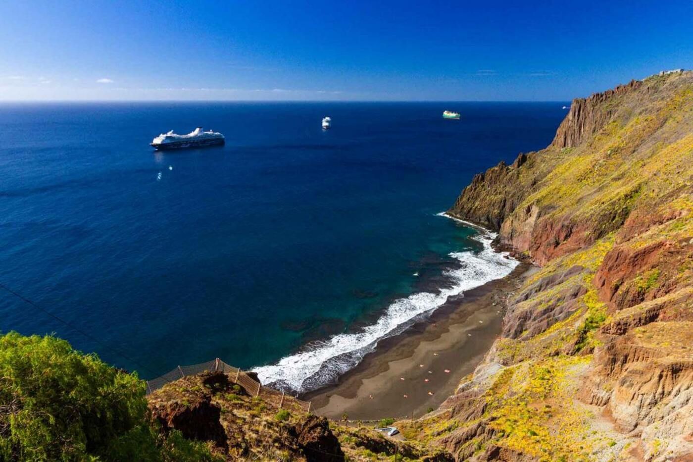 Playa de Las Gaviotas, en el municipio de Santa Cruz de Tenerife.