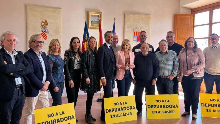 El Consell descarta la instalación de la depuradora de Alcàsser