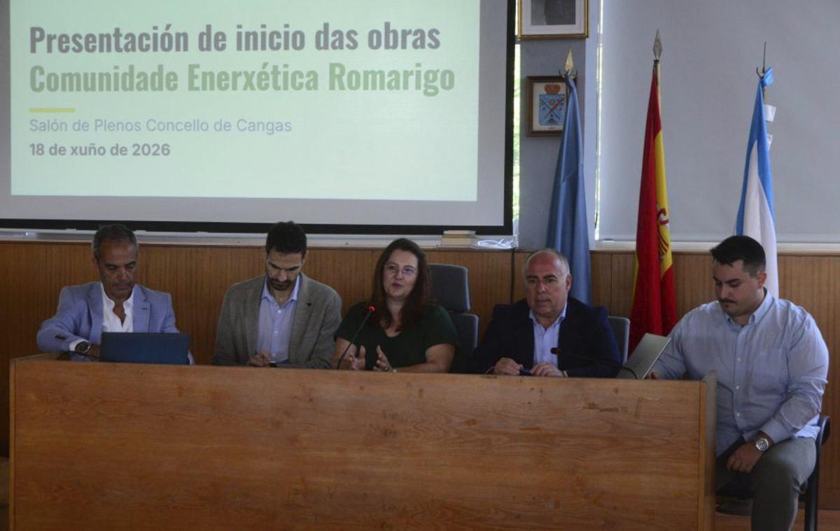 Presentación del comienzo de las obras de la comunidad energética. | GONZALO NÚÑEZ
