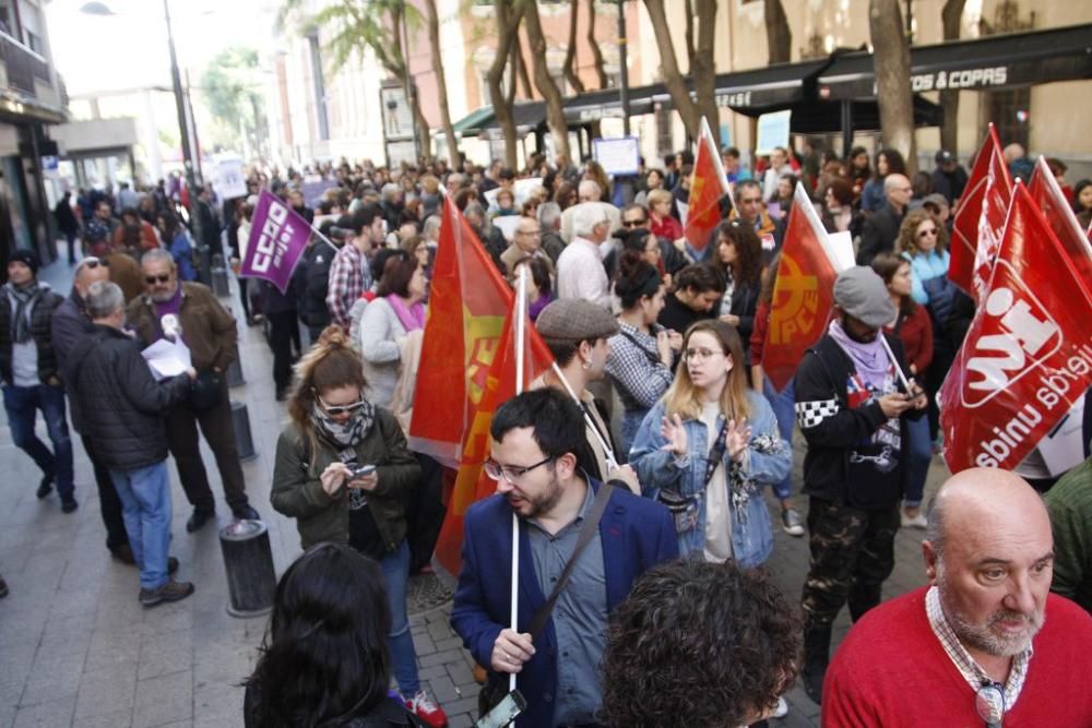 Manifestación en Murcia por el día contra la violencia de género