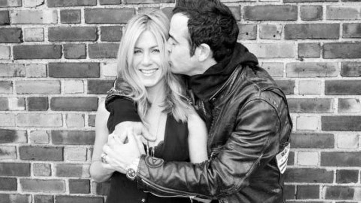 Jennifer Aniston y Justin Theroux by Terry Richardson