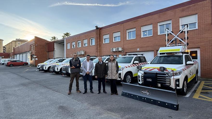 Estos son los nuevos vehículos de Extremadura para hacer frente al hielo y la nieve