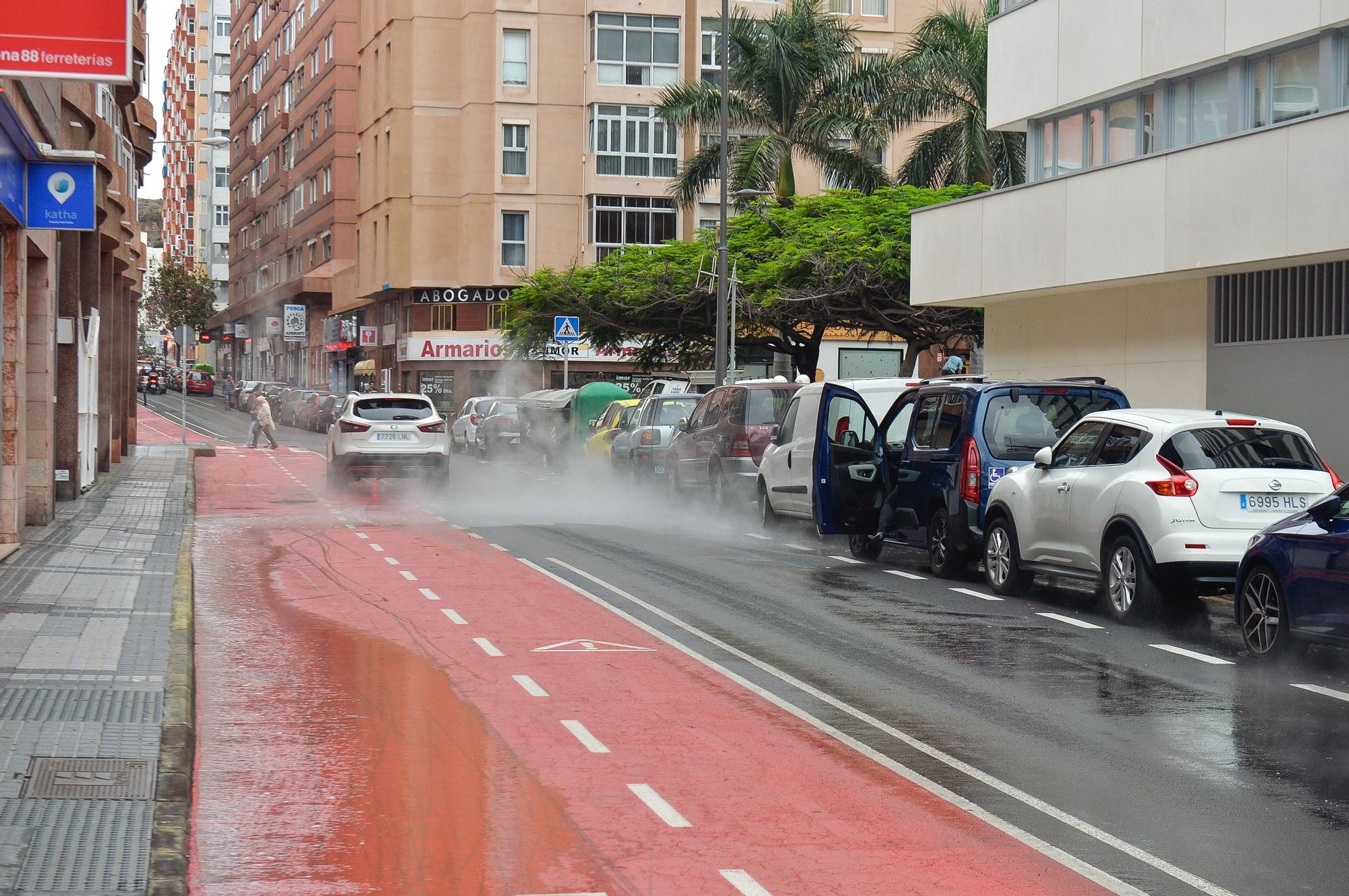 Dia después de la lluvia en la capital