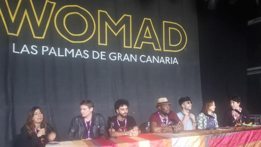 Protagonistas de la primera jornada de conciertos y de los talleres de Womad 2018.