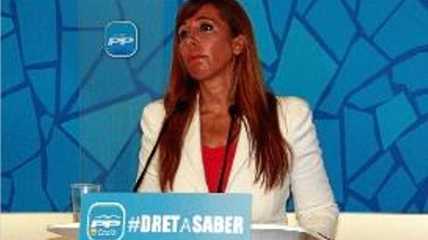 La líder del PP a Catalunya, Alícia Sánchez-Camacho.