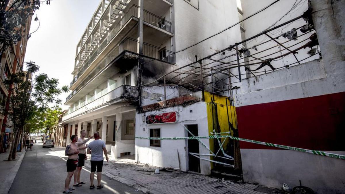 El incendio ocurrió el pasado mes de mayo en s’Arenal. | B.R.